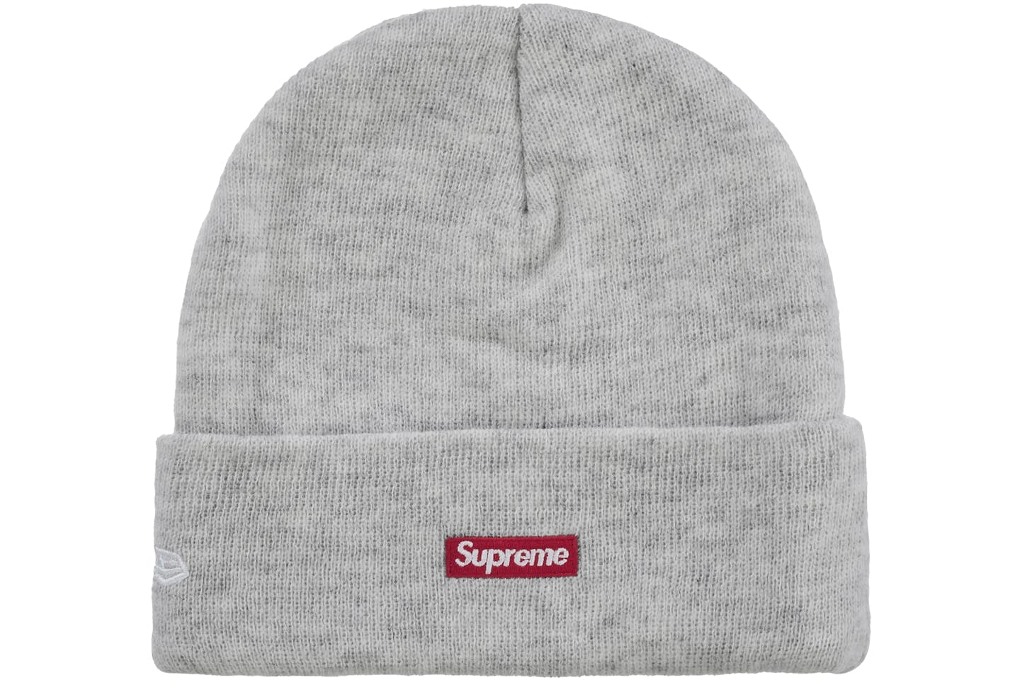 Supreme New Era Classic LA Logo Beanie Heather Grey